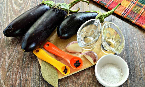 Баклажаны с чесноком и уксусом на зиму Баклажаны с чесноком и уксусом на зиму