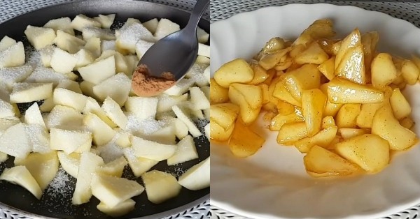 Печенье с яблоками и корицей &laquo;Язычки&raquo;