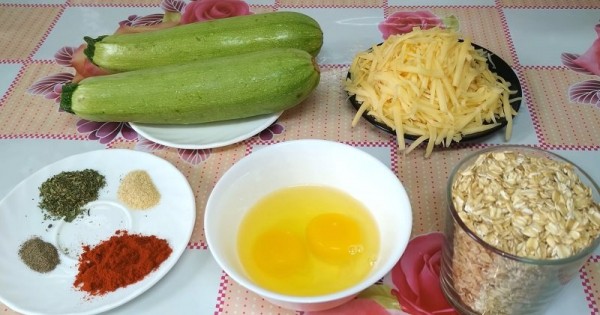 Блинчики из кабачков с овсяными хлопьями Блинчики из кабачков с овсяными хлопьями