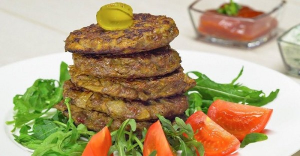Печеночные котлеты с картофелем Печеночные котлеты с картофелем