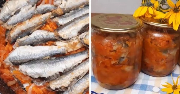 Салака с овощами на зиму Салака с овощами на зиму
