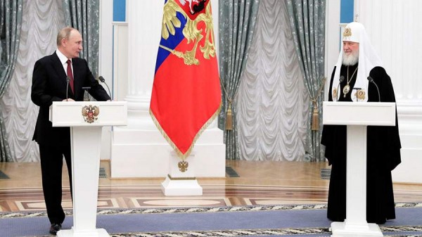 Патриарх Кирилл поздравил Путина с днем рождения
Патриарх Кирилл поздравил Путина с днем рождения