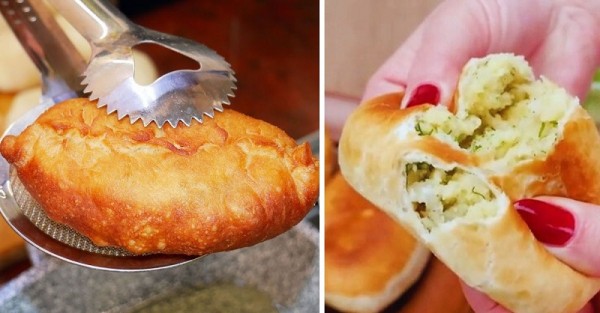 Жареные пирожки с картофелем Жареные пирожки с картофелем