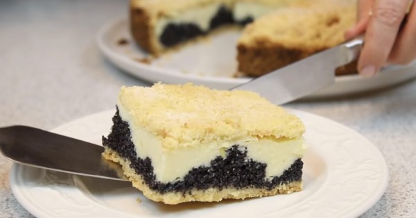 Пирог &laquo;Снежные вершины&raquo; с творогом и маком