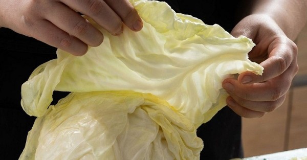 Голубцы с овощами в панировке