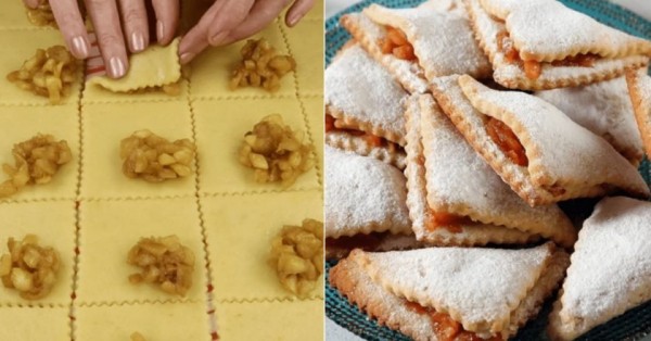 Домашнее печенье с яблоками Домашнее печенье с яблоками