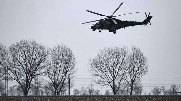 Экипаж вертолета Ми-35М уничтожил опорный пункт ВСУ в Курской области
