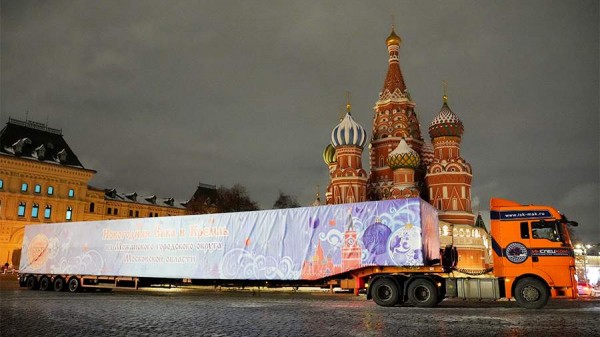 Кремлевская новогодняя ель оказалась второй по высоте в Европе
