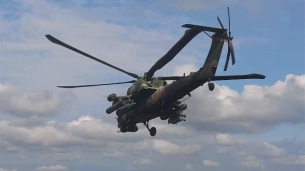 
                    Экипаж вертолета Ми-28НМ нанес удар по пункту временной дислокации БПЛА ВСУ

        