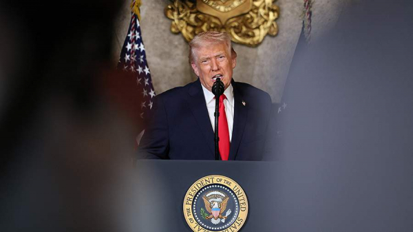 
                    Перед встречей с Зеленским Трамп провел день на поле для гольфа

        