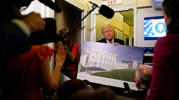 Трамп рассказал о строительстве военного комплекса под бальным залом Белого дома
Трамп рассказал о строительстве военного комплекса под бальным залом Белого дома