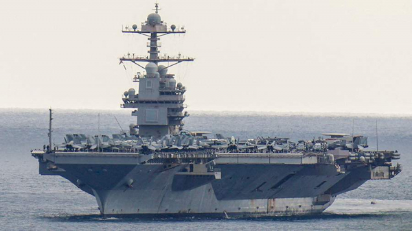 
                    Авианосец США USS Gerald Ford вошел в Красное море после ремонта

        