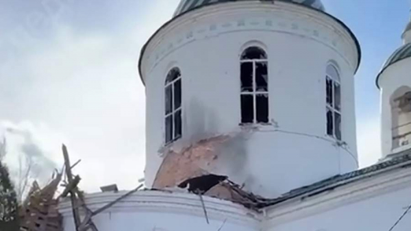
                    Уголовное дело возбуждено по факту обстрела храма XIX века в Курской области

        